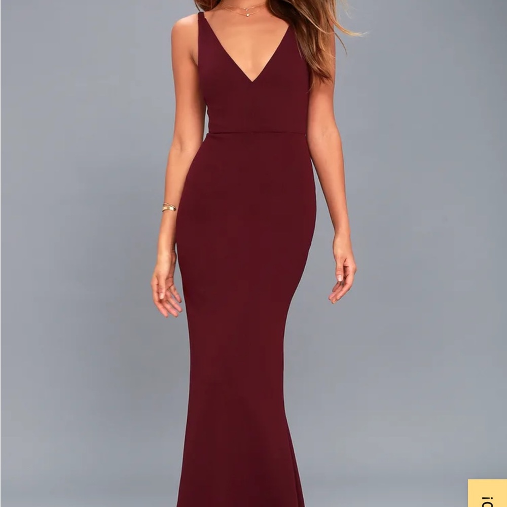 NWT Lulu’s Melora Plum Purple Sleeveless Formal Maxi Dress, XS